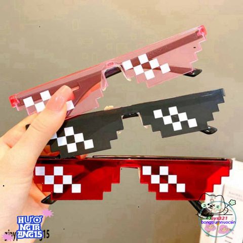 Kính Thuglife 6 Chấm Minecraft - Kính Mắt Thời Trang Độc Lạ Cho Nam Nữ, Phong Cách Cute và Chất Lượng Cao