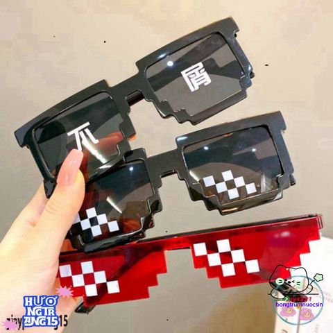 Kính Thuglife 6 Chấm Minecraft - Kính Mắt Thời Trang Độc Lạ Cho Nam Nữ, Phong Cách Cute và Chất Lượng Cao
