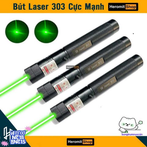 Đèn Laser 303 Tia Sáng Xanh - Thiết Bị Chiếu Sáng Đa Năng với Pin Dung Lượng Cao và Chế Độ Kính Vạn Hoa