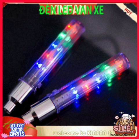 Van LED Gắn Đèn Xe Ô Tô - Đèn Trang Trí Bánh Xe Phát Sáng Độc Đáo với Pin - Tăng Đẹp Và An Toàn cho Ô Tô, Xe Máy, Xe Đạp