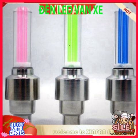 Van LED Gắn Đèn Xe Ô Tô - Đèn Trang Trí Bánh Xe Phát Sáng Độc Đáo với Pin - Tăng Đẹp Và An Toàn cho Ô Tô, Xe Máy, Xe Đạp
