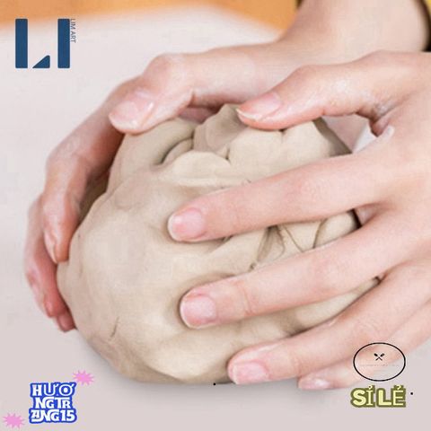 Đất Sét Tự Khô LIM ART 500g - Chất Liệu Tự Nhiên Dễ Tạo Hình Cho Nghệ Thuật Gốm Và Điêu Khắc