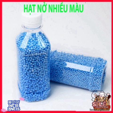 Bộ Hạt Nở Xanh Dễ Thương - Chai Dẻo 100gr/200gr/500gr - Sáng Tạo Thú Vị và Thân Thiện Môi Trường cho Trẻ Em