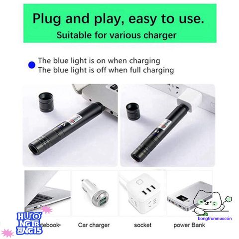 Đèn Pin Laser 303 Siêu Sáng - Đèn Laze Chiếu Xa Hàng Km, Ánh Sáng Đỏ Xanh Rực Rỡ, Thích Hợp Chỉ Dẫn và Cứu Hộ