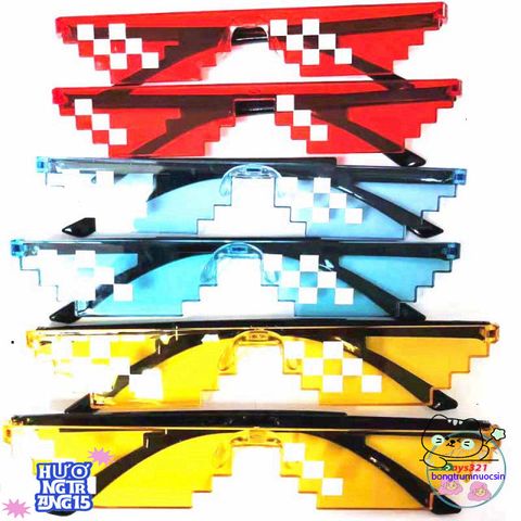 Kính Mắt Thuglife 6 Chấm MINECRAFT - Kính Thời Trang 8BIT Năng Động, Phong Cách Cool Ngầu, Giá Rẻ Bất Ngờ
