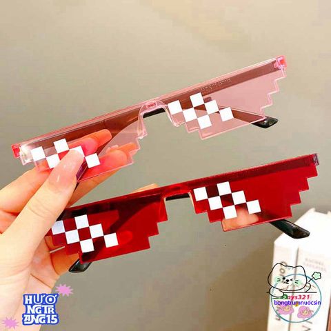 Kính Mắt Thuglife 6 Chấm MINECRAFT - Kính Thời Trang 8BIT Năng Động, Phong Cách Cool Ngầu, Giá Rẻ Bất Ngờ