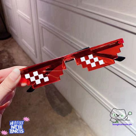 Kính Mắt Thuglife 6 Chấm MINECRAFT - Kính Thời Trang Nhiều Màu Sắc Phong Cách 8BIT Cho Nam Nữ