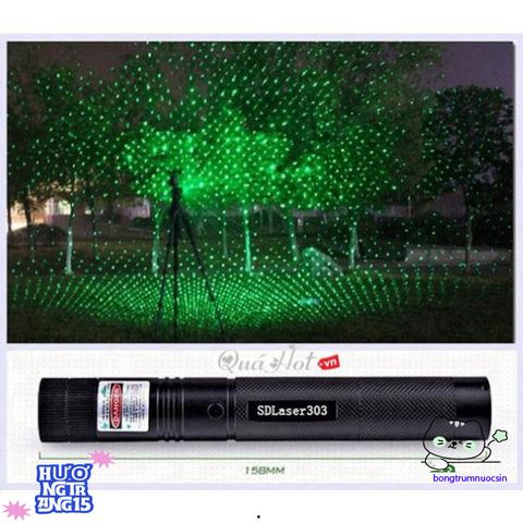 Đèn Pin Laser Pointer Xanh 303 - Tia Sáng Mạnh, Phạm Vi 3000m, An Toàn, Ứng Dụng Du Lịch, Hiệu Ứng Ánh Sáng Độc Đáo