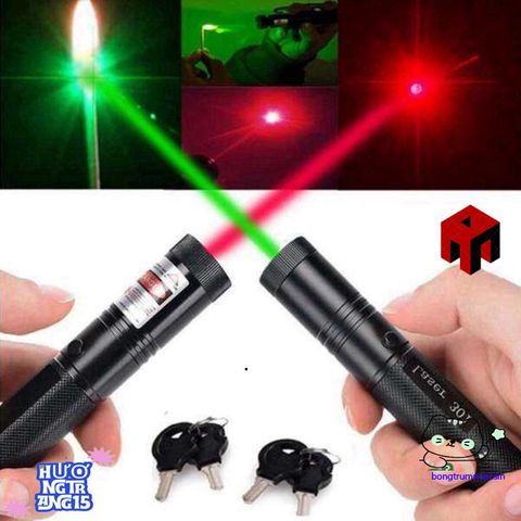 Đèn Pin Laser 303 Siêu Bền - Ánh Sáng Xanh/Đỏ Chiếu Xa 2Km, Tặng Kèm Pin & Bộ Sạc, Dụng Cụ Tiện Ích Độc Đáo cho Du Lịch và Thuyết Trình