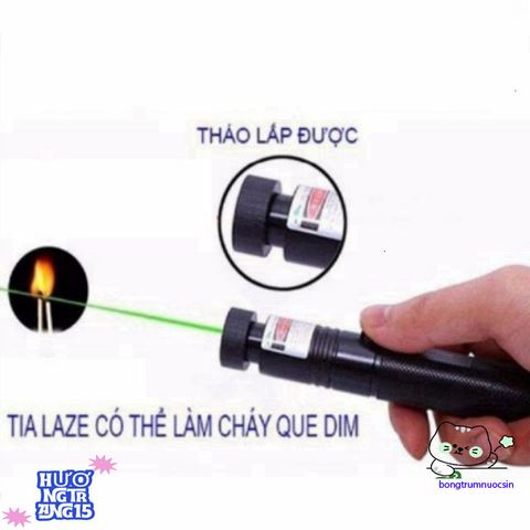 Đèn Pin Laser 303 Siêu Bền - Ánh Sáng Xanh/Đỏ Chiếu Xa 2Km, Tặng Kèm Pin & Bộ Sạc, Dụng Cụ Tiện Ích Độc Đáo cho Du Lịch và Thuyết Trình