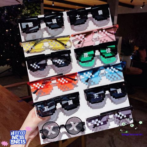 Kính Thuglife 6 Chấm MINECRAFT - Kính Mắt Thời Trang Độc Đáo Nhiều Màu Sắc Cho Nam Nữ, Phong Cách Hot Trend 2021 599146
