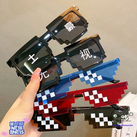 Kính Thuglife 6 Chấm MINECRAFT - Kính Mắt Thời Trang Độc Đáo Nhiều Màu Sắc Cho Nam Nữ, Phong Cách Hot Trend 2021 599146