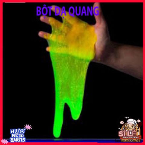 Bột Dạ Quang Phát Sáng MS40 (5g) - Vật Liệu Trang Trí Slime Sáng Tạo, An Toàn Cho Trẻ Em, Hiệu Ứng Độc Đáo Trong Bóng Tối