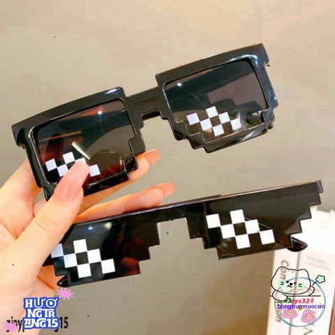 Kính Mát Mosaic Thug Life Hip Hop UV400 - Phong Cách Độc Đáo Cho Nam Nữ - Thời Trang Năng Động
