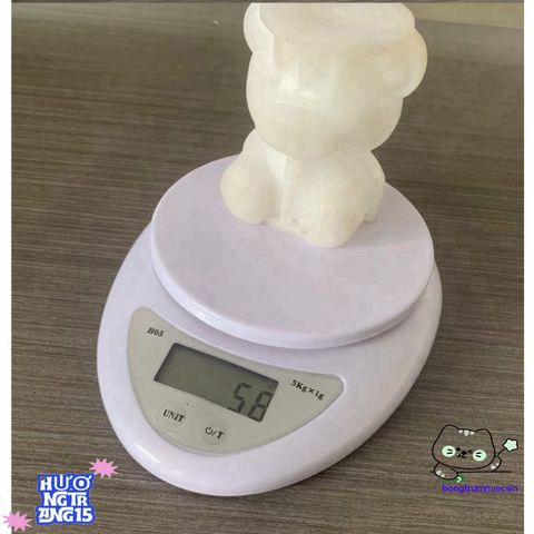 Cân Điện Tử Mini 1g-5kg Chính Xác Cao với Màn Hình LCD và Pin Tặng Kèm - Thiết Bị Nhà Bếp Tiện Lợi