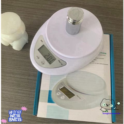 Cân Điện Tử Mini 1g-5kg Chính Xác Cao với Màn Hình LCD và Pin Tặng Kèm - Thiết Bị Nhà Bếp Tiện Lợi