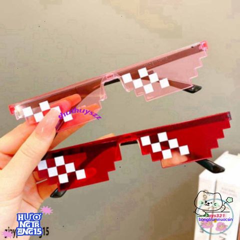 Kính Thuglife 6 Chấm MINECRAFT - Kính Mắt Thời Trang Đẹp, Nhiều Màu Sắc Tươi Sáng, Chất Lượng Cao, Giá Cạnh Tranh