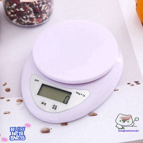 Cân Điện Tử Mini WeiHeng 1g - 5Kg Chính Xác Cao, Kèm 2 Pin AAA - Dụng Cụ Đo Lường Nhà Bếp Tiện Lợi, Thích Hợp Làm Bánh, Giảm Cân