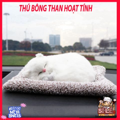 Thú Bông Kháng Mùi Chó Mèo Cho Ô Tô - Lõi Than Hoạt Tính Hút Ẩm, Phụ Kiện Trang Trí Dễ Thương, Cải Thiện Không Khí Trong Xe