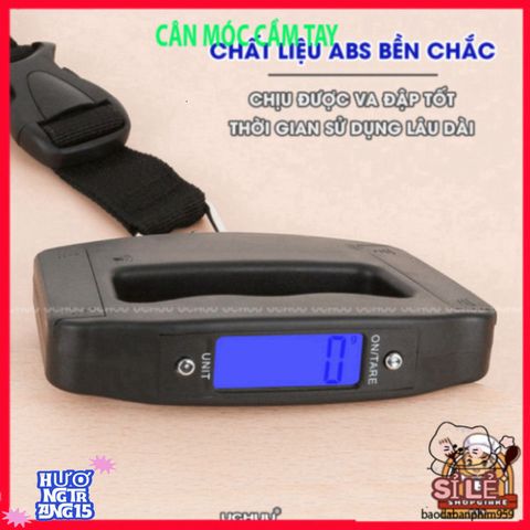 Cân Điện Tử Móc Treo UCHUU 50KG - Cân Mini LCD Chất Lượng Cao Dùng Cho Hành Lý và Sửa Chữa, Thiết Kế Tiện Lợi, Bền Bỉ