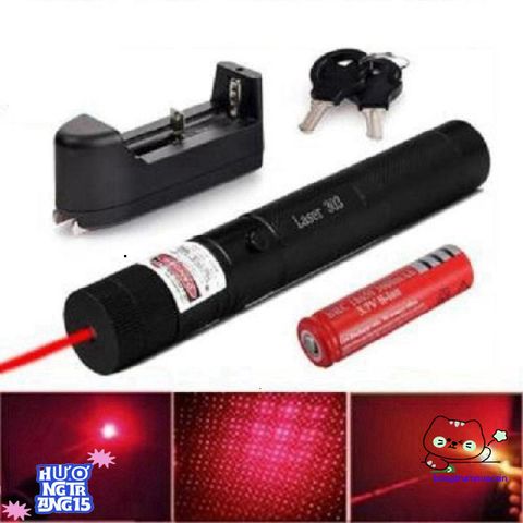 Đèn Pin Laser 303 & 009 - Tia Sáng Siêu Mạnh Chiếu Xa 2000m, Hiệu Ứng Ánh Sáng Nghệ Thuật, Dùng Pin Sạc, Màu Xanh Đỏ Tím