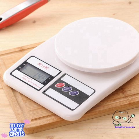 Cân Điện Tử Chính Xác 3KG & 5KG - Cân Bếp Tiện Lợi Tặng Kèm Pin - Đếm Sản Phẩm, Chế Độ Trở Bì, Thép Không Gỉ