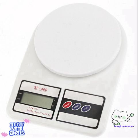 Cân Điện Tử Chính Xác 3KG & 5KG - Cân Bếp Tiện Lợi Tặng Kèm Pin - Đếm Sản Phẩm, Chế Độ Trở Bì, Thép Không Gỉ