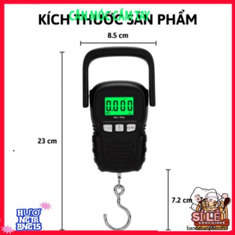 Cân mini điện tử WEI HENG A29 50kg với thước dây 1m - Độ chính xác cao, dễ sử dụng, bảo hành 12 tháng, lý tưởng cho kiểm tra hành lý và thực phẩm.