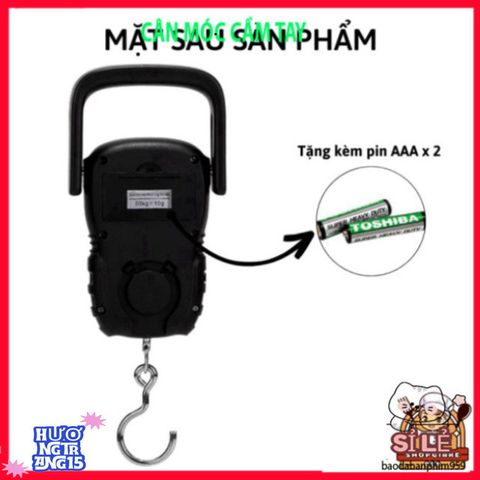 Cân mini điện tử WEI HENG A29 50kg với thước dây 1m - Độ chính xác cao, dễ sử dụng, bảo hành 12 tháng, lý tưởng cho kiểm tra hành lý và thực phẩm.