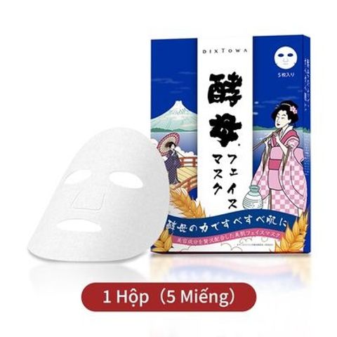 Mặt Nạ Gạo Trắng Da DIXTOWA Nhật Bản - Hộp 5 Miếng 25ml Giảm Thâm, Làm Sáng Da | Sản Phẩm Chính Hãng Chất Lượng Cao