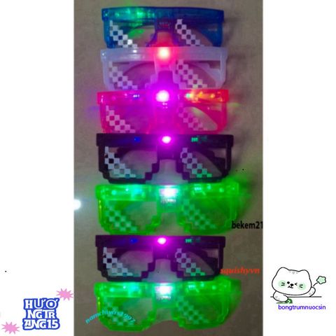 Kính Mát LED Nhiều Màu Thời Trang - Phụ Kiện Tiệc Tùng, Dạo Phố, Sinh Nhật - Quà Tặng Độc Đáo Cho Giới Trẻ