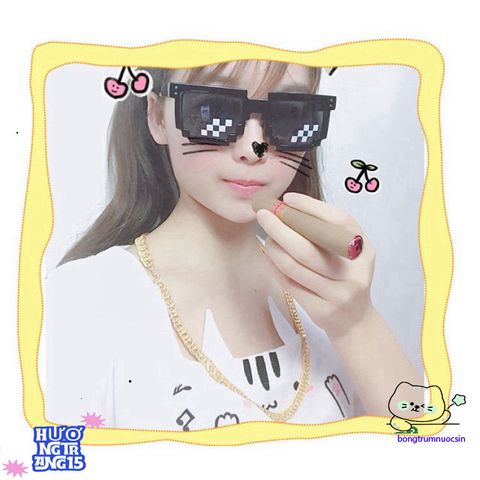 Kính Râm Thug Life Cỡ Đại - Kính Mát Phong Cách Meme Hài Hước, Che Nửa Mặt, Hàng Thanh Lý độc đáo