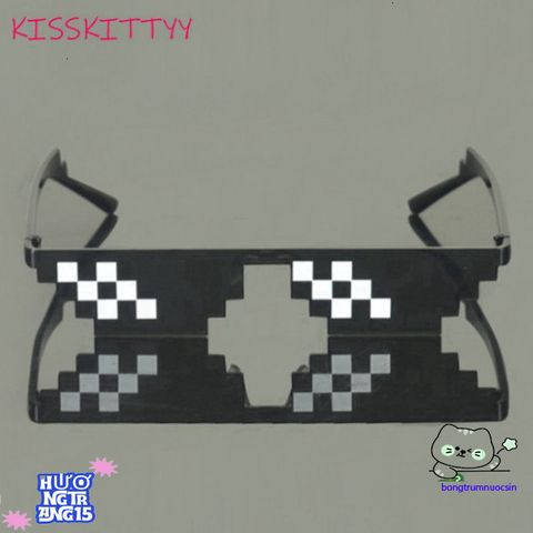 Kính Mát 8-bit MLG Thug Life - Kính Chống UV Đỉnh Cao Cho Game Thủ, Phong Cách Thời Trang Unisex, Hàng Chất Lượng Cao