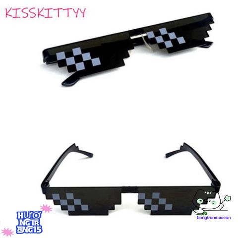 Kính Mát 8-bit MLG Thug Life - Kính Chống UV Đỉnh Cao Cho Game Thủ, Phong Cách Thời Trang Unisex, Hàng Chất Lượng Cao