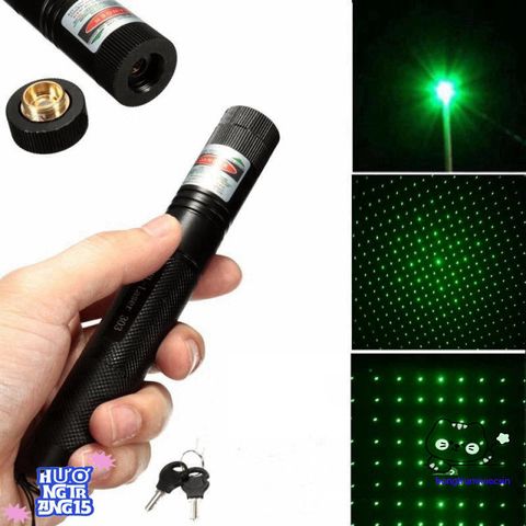 Đèn Laser 303 Cao Cấp 500mW - Tia Chiếu Đỏ & Xanh SUNO, Đèn Pin Chiếu Tia Siêu Sáng, Thích Hợp Cho Cảnh Sát, Quân Đội, Du Lịch