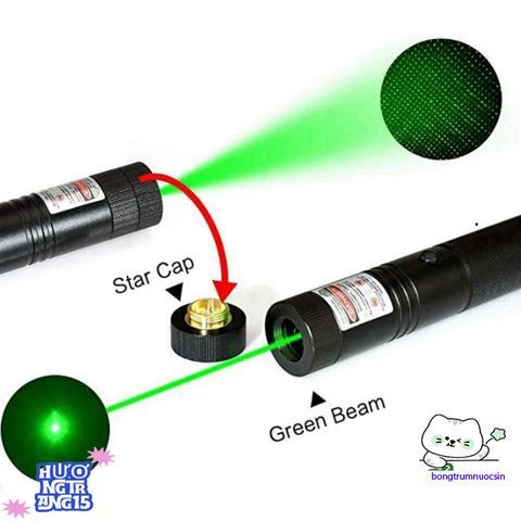 Đèn Laser 303 Cao Cấp 500mW - Tia Chiếu Đỏ & Xanh SUNO, Đèn Pin Chiếu Tia Siêu Sáng, Thích Hợp Cho Cảnh Sát, Quân Đội, Du Lịch