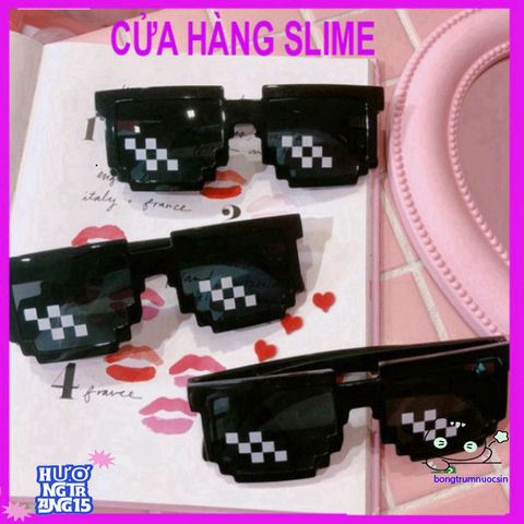 Kính Thuglife 6 Chấm MINECRAFT - Kính Mắt Thời Trang Độc Đáo Nhiều Màu Sắc Dành Cho Trẻ Em, Phong Cách Cool Ngầu