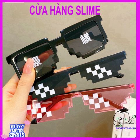 Kính Thuglife 6 Chấm MINECRAFT - Kính Mắt Thời Trang Độc Đáo Nhiều Màu Sắc Dành Cho Trẻ Em, Phong Cách Cool Ngầu