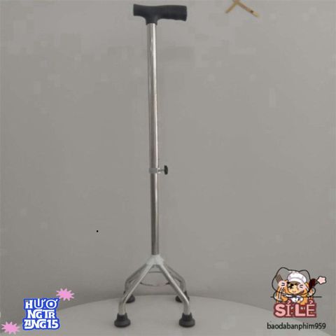 Gậy Chống 3 Chân B-933 - Thiết Bị Hỗ Trợ Di Chuyển An Toàn Cho Người Già - Điều Chỉnh Chiều Cao Linh Hoạt, Chất Liệu Bền Bỉ