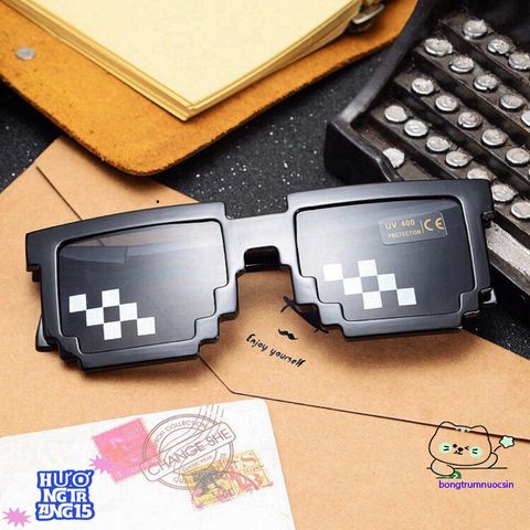 Kính Thug Life 8bit - Kính Mắt Chống Bụi Siêu Cute Dành Cho Nam Nữ - Phong Cách Cá Tính Hot Trend 2018