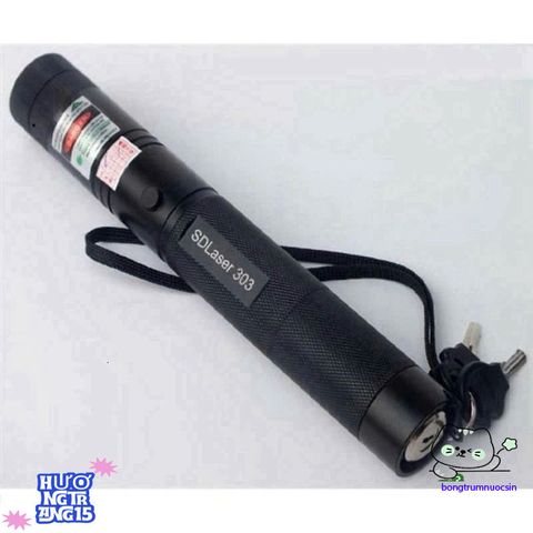 Đèn Laser 303 - Ánh Sáng Xanh Siêu Mạnh Có Đầu Chiếu Sao và Pin Sạc 18650 - Dụng Cụ Chiếu Hiệu Ứng Đẹp Mắt