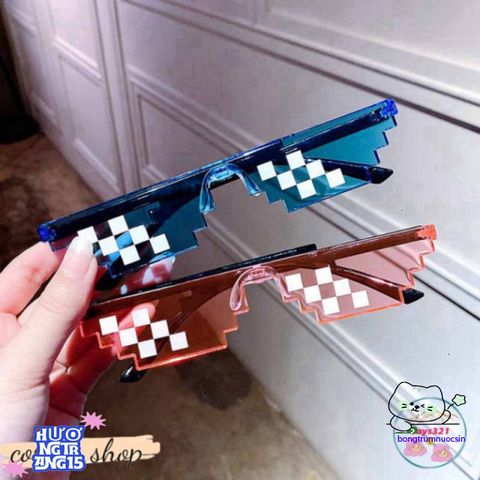 Kính Mắt Thuglife 6 Chấm MINECRAFT - Kiểu Dáng Thời Trang Cá Tính Cho Nam Nữ, Hàng Chất Lượng Cao