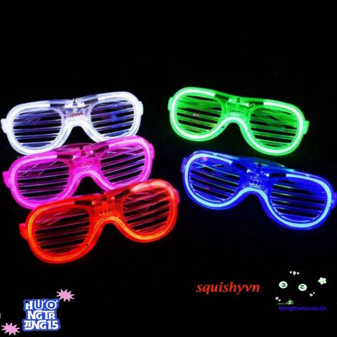 Kính Thug Life LED Đường Phố - Kính Dạ Quang Nhiều Màu Sắc Cho Tiệc Tùng, Bar và Sự Kiện Hài Hước