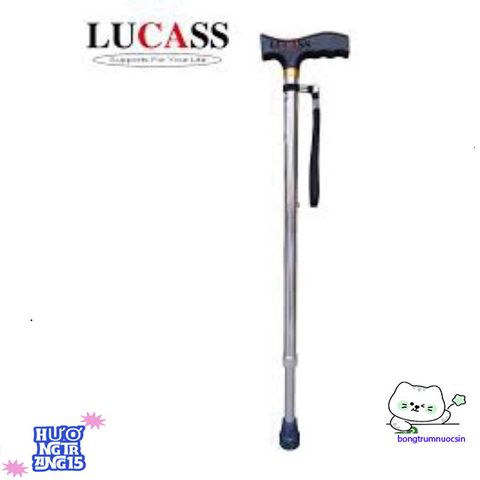 Gậy Hỗ Trợ Đi Bộ 1 Chân Lucass Chính Hãng - Thiết Bị Y Tế An Toàn Cho Người Cao Tuổi và Phục Hồi Chức Năng