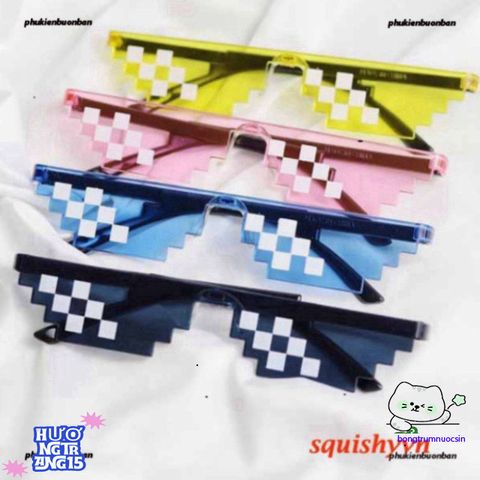 Kính Mắt Thuglife 6 Chấm MINECRAFT - Kính Gương Thời Trang Sắc Màu Rực Rỡ Cho Nam Nữ - Hot Trend 2021