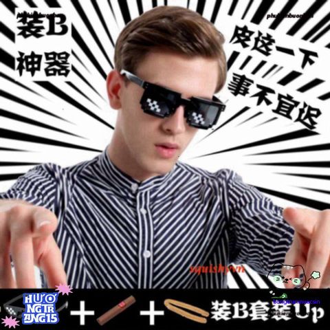 Kính Mắt Thuglife 6 Chấm MINECRAFT - Kính Gương Thời Trang Sắc Màu Rực Rỡ Cho Nam Nữ - Hot Trend 2021