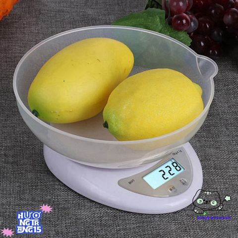 Cân Điện Tử Nhà Bếp Nhỏ Gọn 5kg - Cân Đo Chính Xác Với Màn Hình LCD Đơn Giản Sử Dụng, Tiết Kiệm Không Gian Cho Mọi Mục Đích