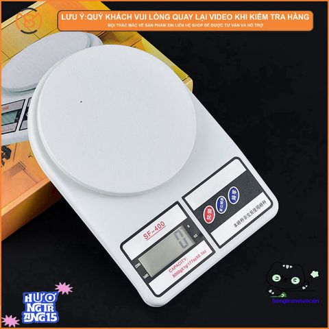 Cân Điện Tử SF-400 Cao Cấp - Thiết Bị Định Lượng Nguyên Liệu Pha Chế Chính Xác Cho Bếp Nhà Hàng, Khách Sạn