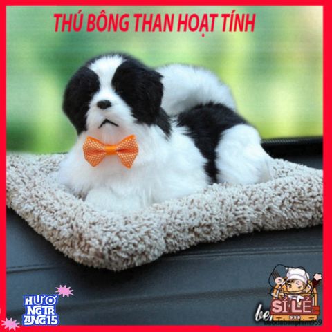 Thú Nhồi Bông Khử Mùi Thông Minh - Chó, Mèo, Sói, Gấu Lõi Than Hoạt Tính Trang Trí Xe Ô Tô Dễ Thương và Hữu Ích