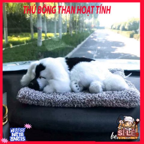 Thú Nhồi Bông Khử Mùi Thông Minh - Chó, Mèo, Sói, Gấu Lõi Than Hoạt Tính Trang Trí Xe Ô Tô Dễ Thương và Hữu Ích